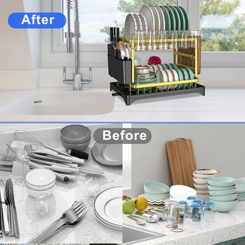 IBEDMAZIE 360-degree rotatable spout for flexible placement beside any sink or counter.
