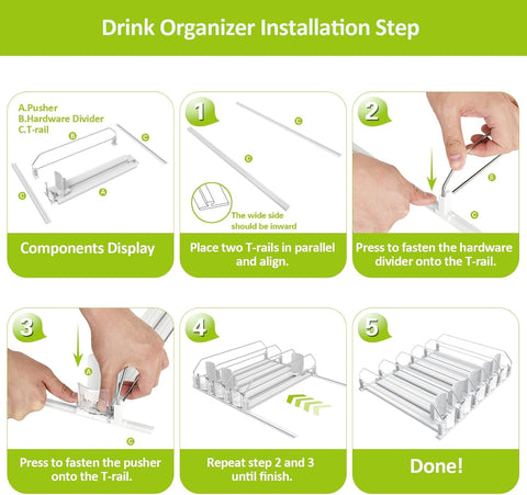 IBORING versatile beverage storage keeps kitchen tidy for everyday use.