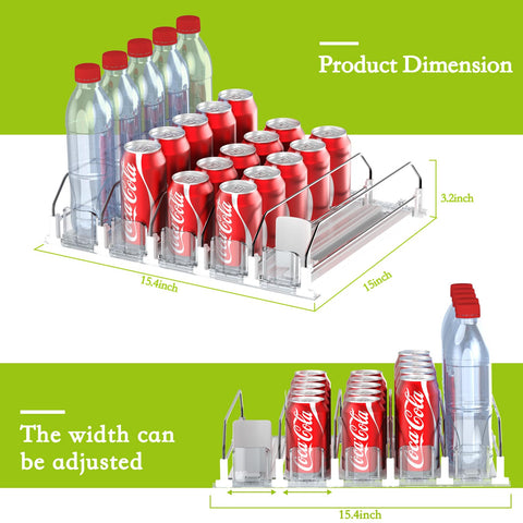 IBORING five-row design holding cans and bottles of various beverages