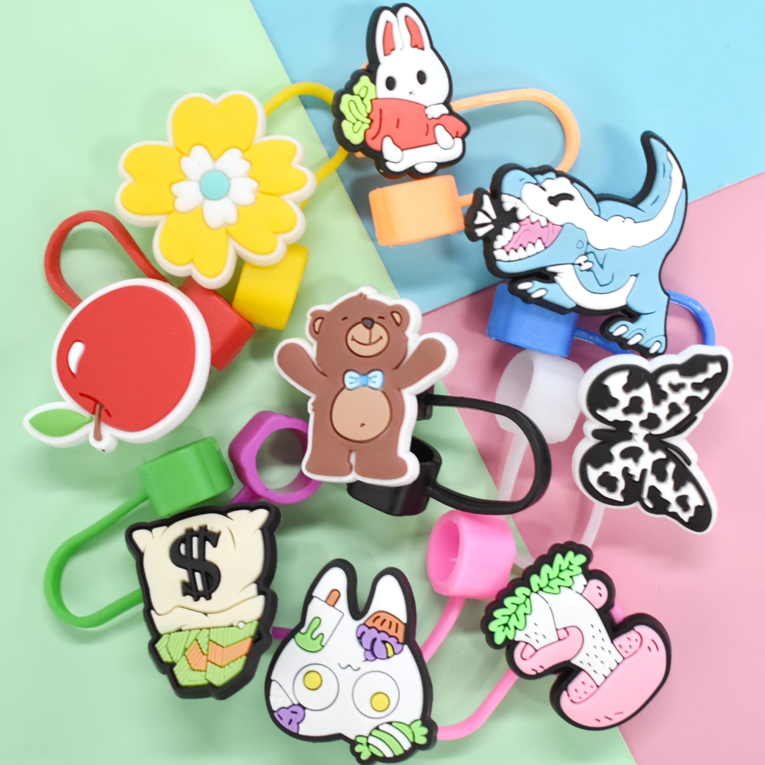 Ibuclein gifting straw toppers set for parties and celebrations.