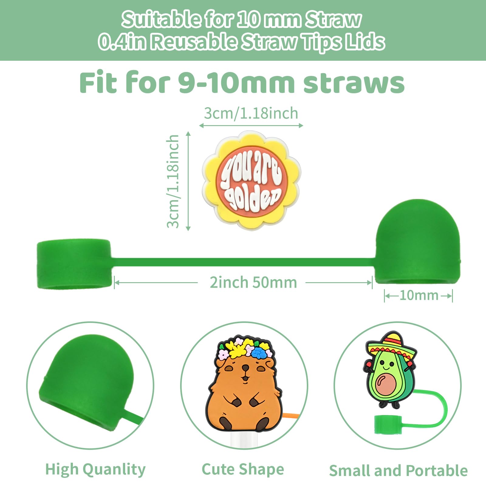 Ibuclein party favor straw cap set for events and gatherings.