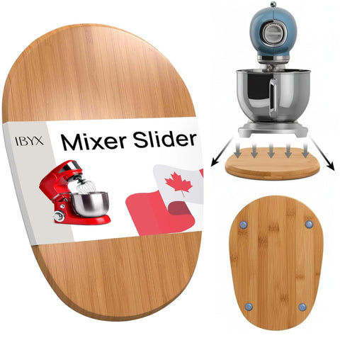Ibyx elegant sliding tray under cabinet keeps the coffee maker within easy reach.