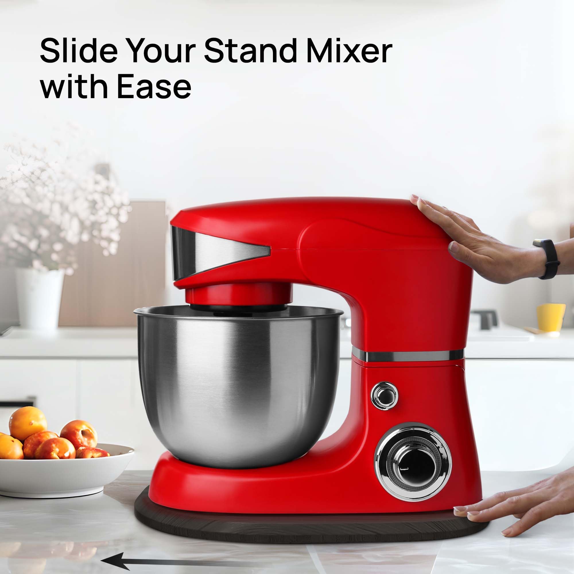 Ibyx sliding tray keeps your coffee maker within reach for quick mornings.