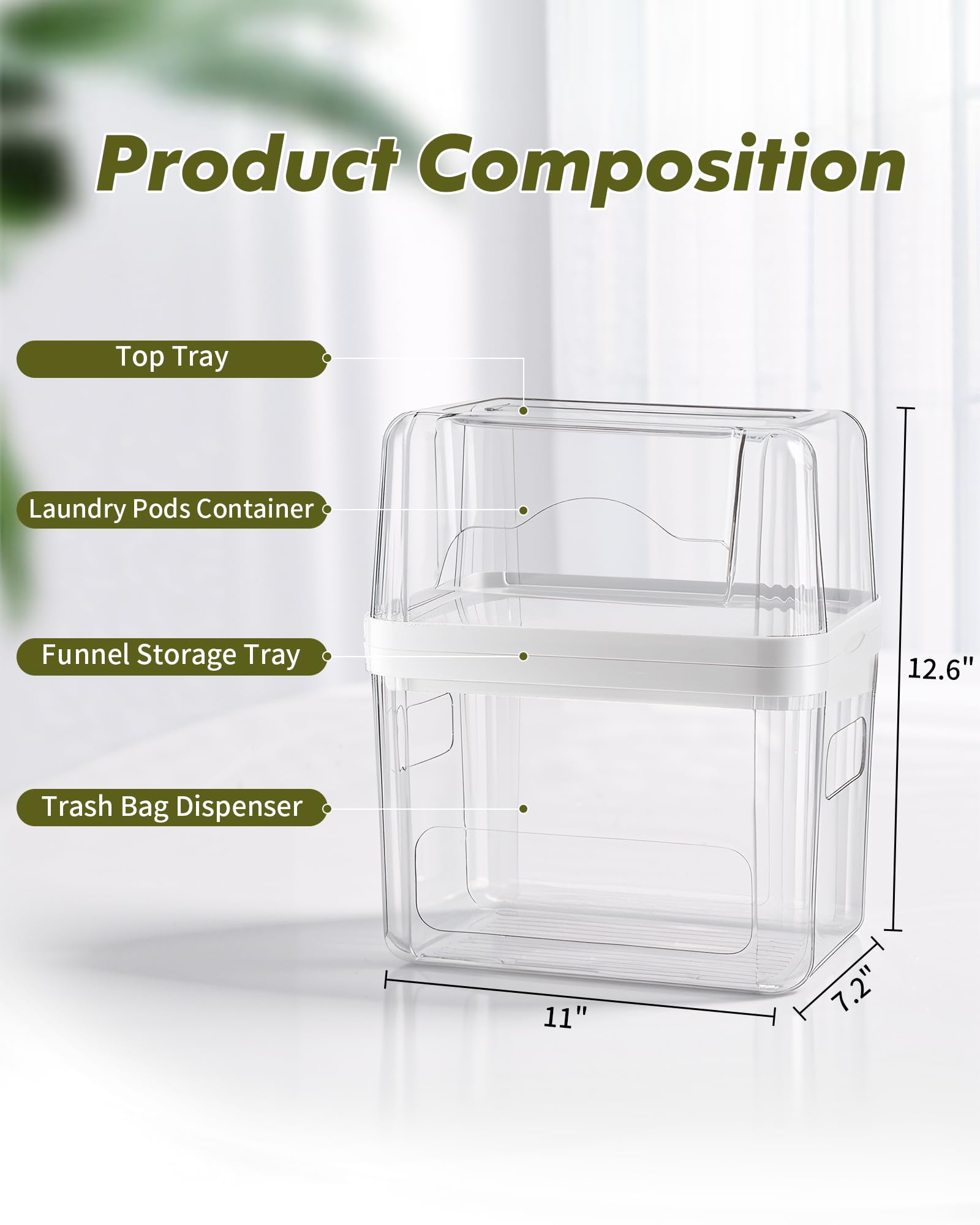 iCASA dishwasher-tablet-compartment middle keeps tablets tidy and easy to reach