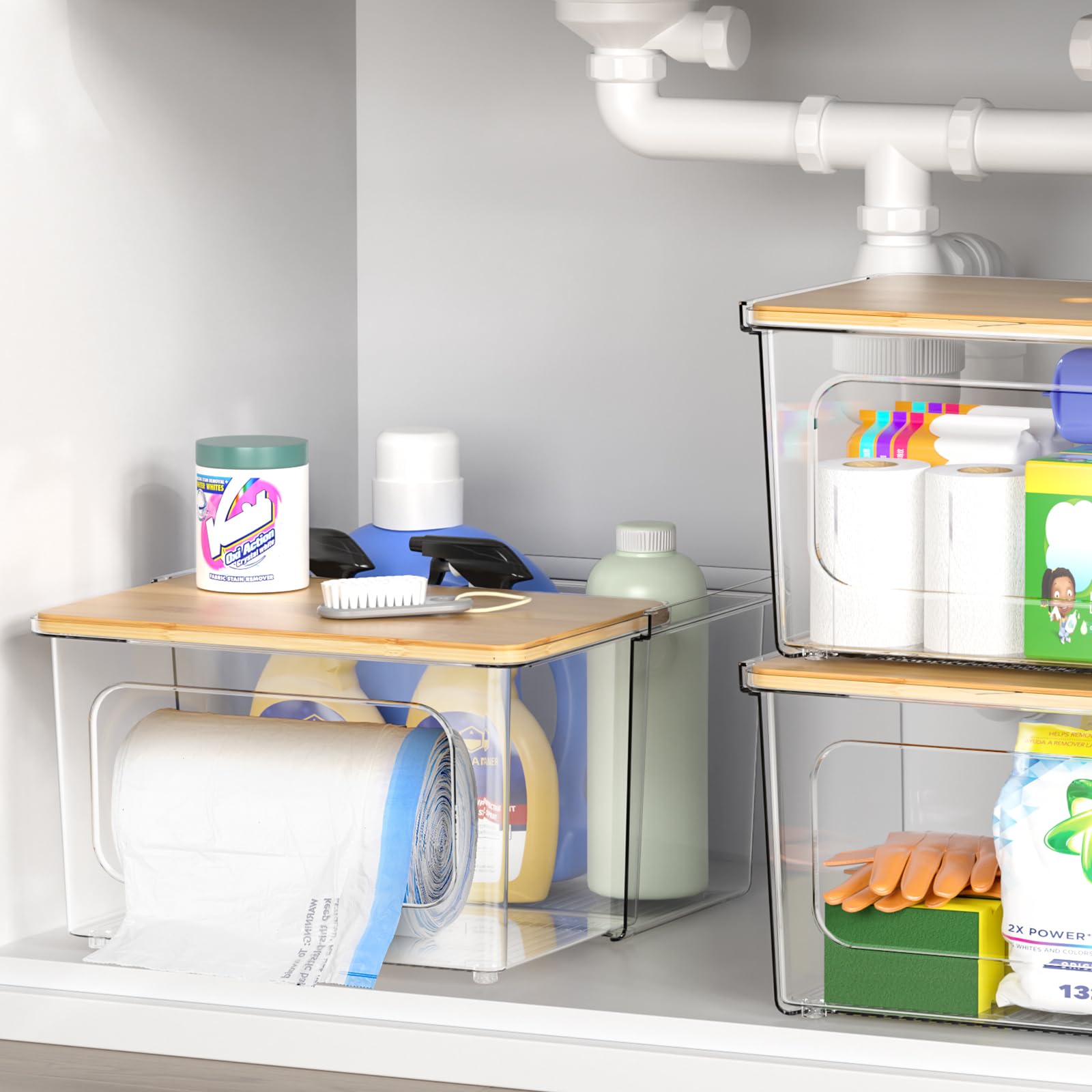 Fully assembled and versatile for cabinets, pantries, laundry rooms, and more