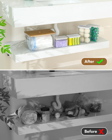 iCASA medium container for laundry pods maintains tidy, reachable storage.