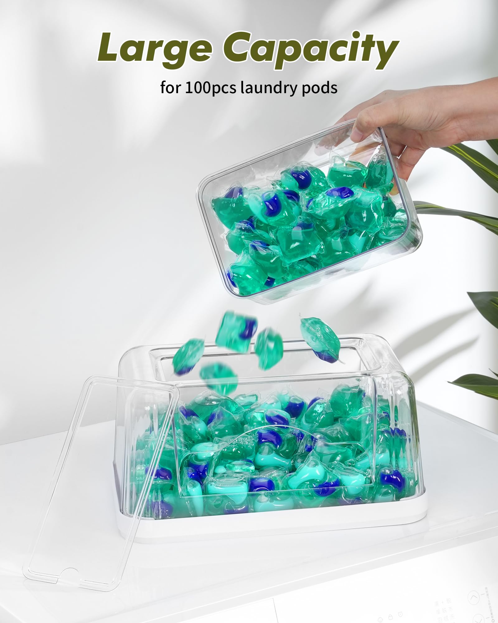 iCASA removable trays simplify reloads and expand space for small items