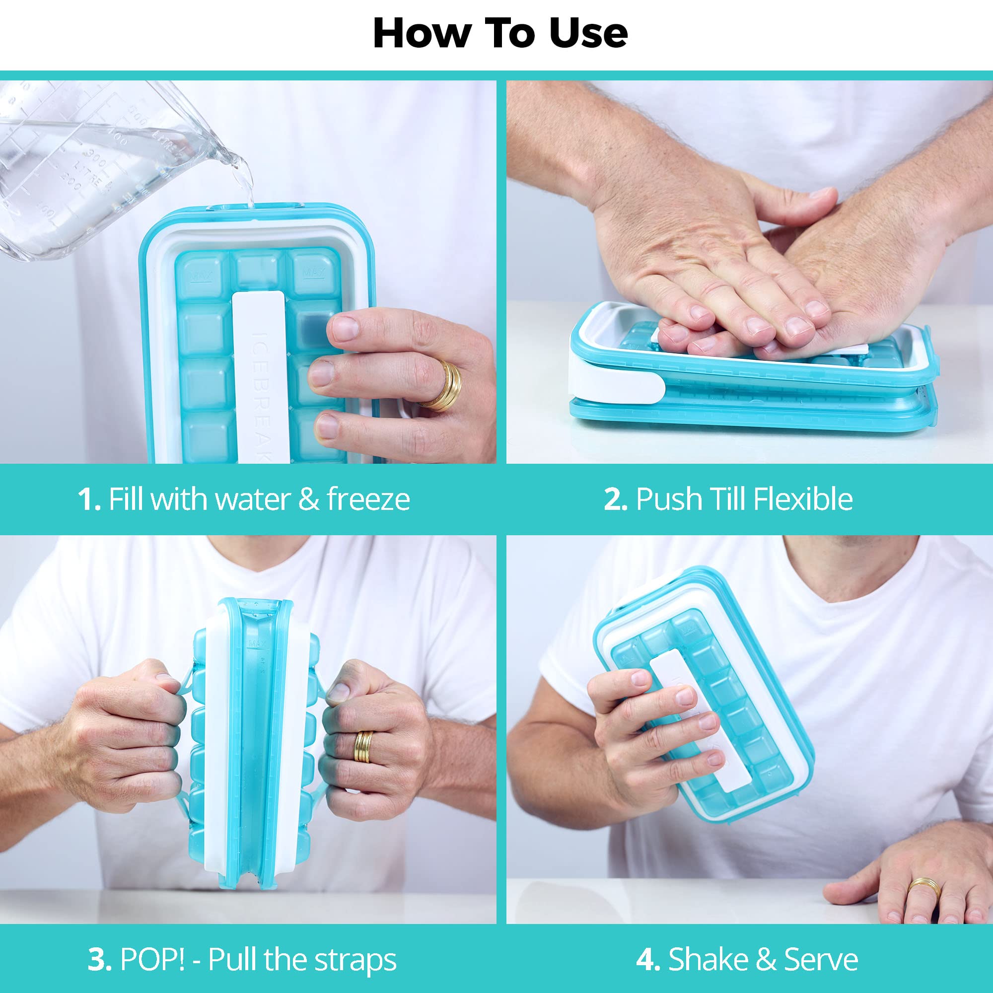 IceBreaker tray yields up to 54 cubes per day.