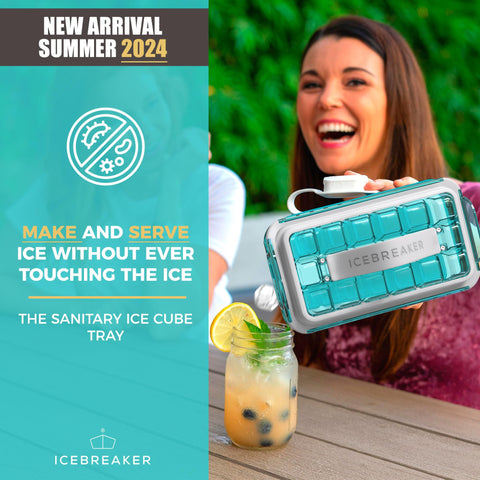 IceBreaker tray demonstrates no-touch ice dispensing.