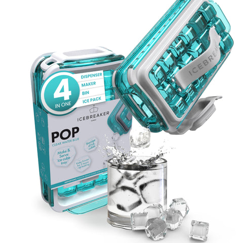 ICEBREAKER POP 2.0 no-touch ice tray enables hygienic serving.