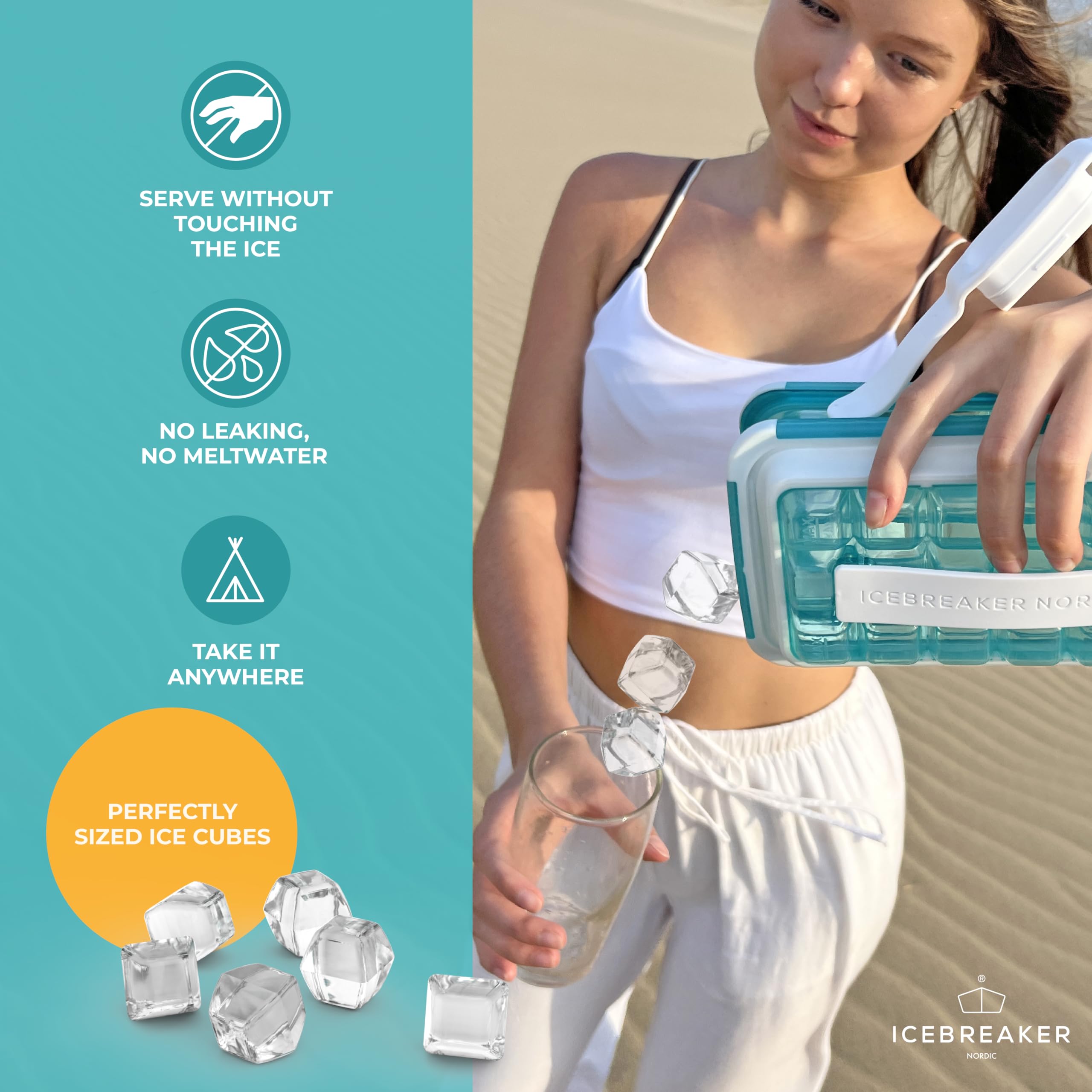 ICEBREAKER POP 2.0 portable ice pack for trips and outdoors.