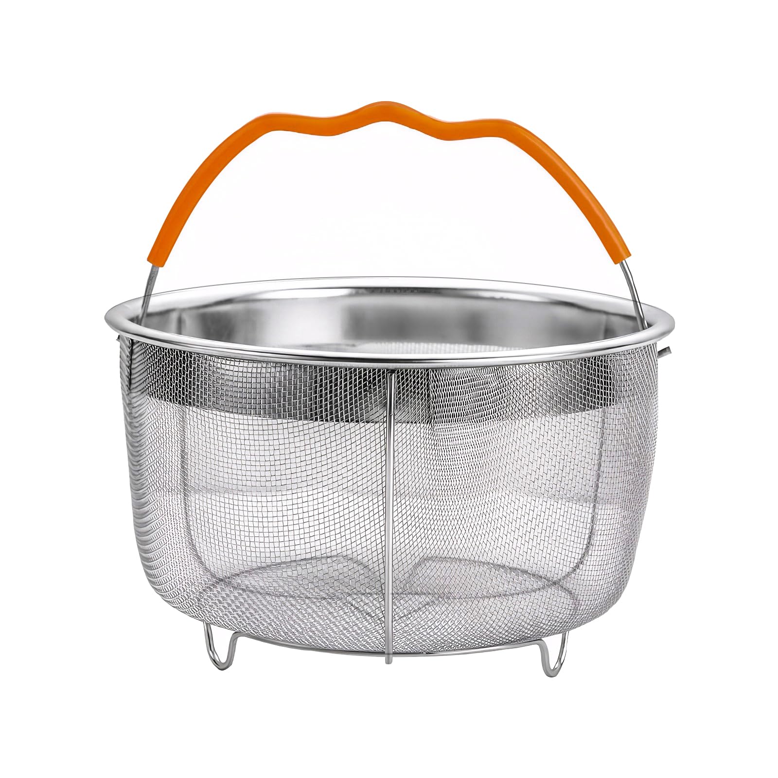 ICEICE steamer basket in a 6 Qt Instant Pot for veggie steaming.