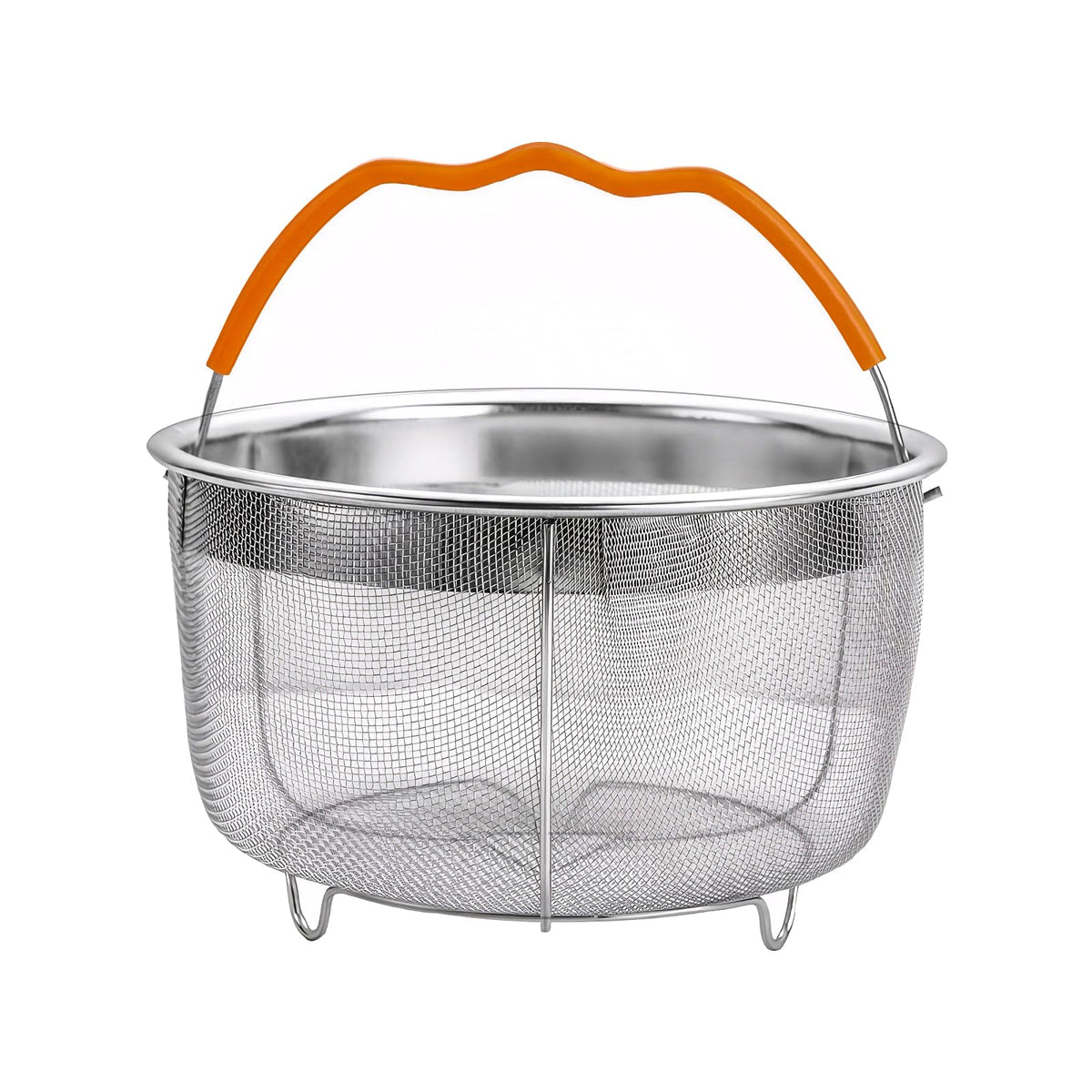 ICEICE steamer basket in a 6 Qt Instant Pot for veggie steaming.