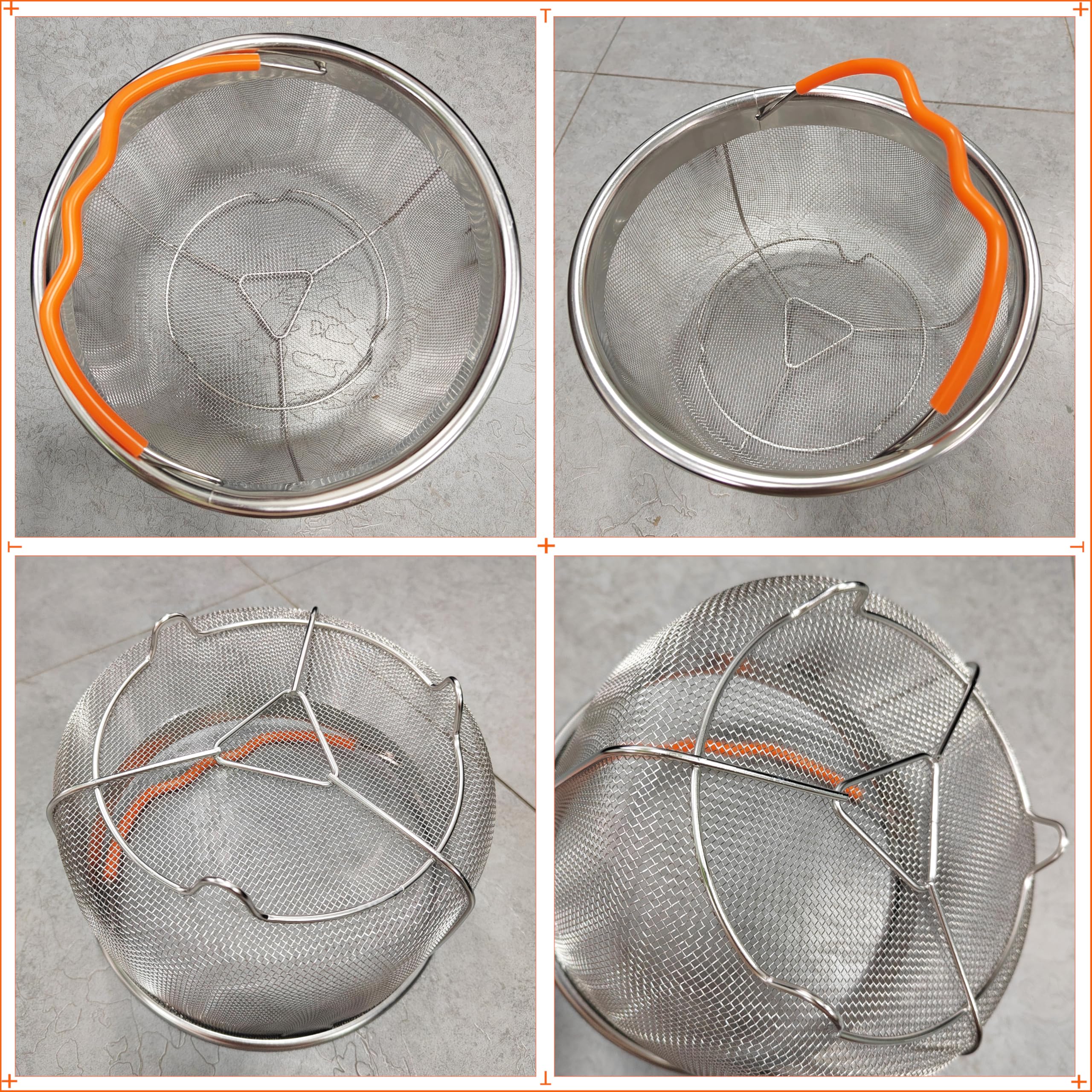 ICEICE stainless steel mesh detail shows durable construction.