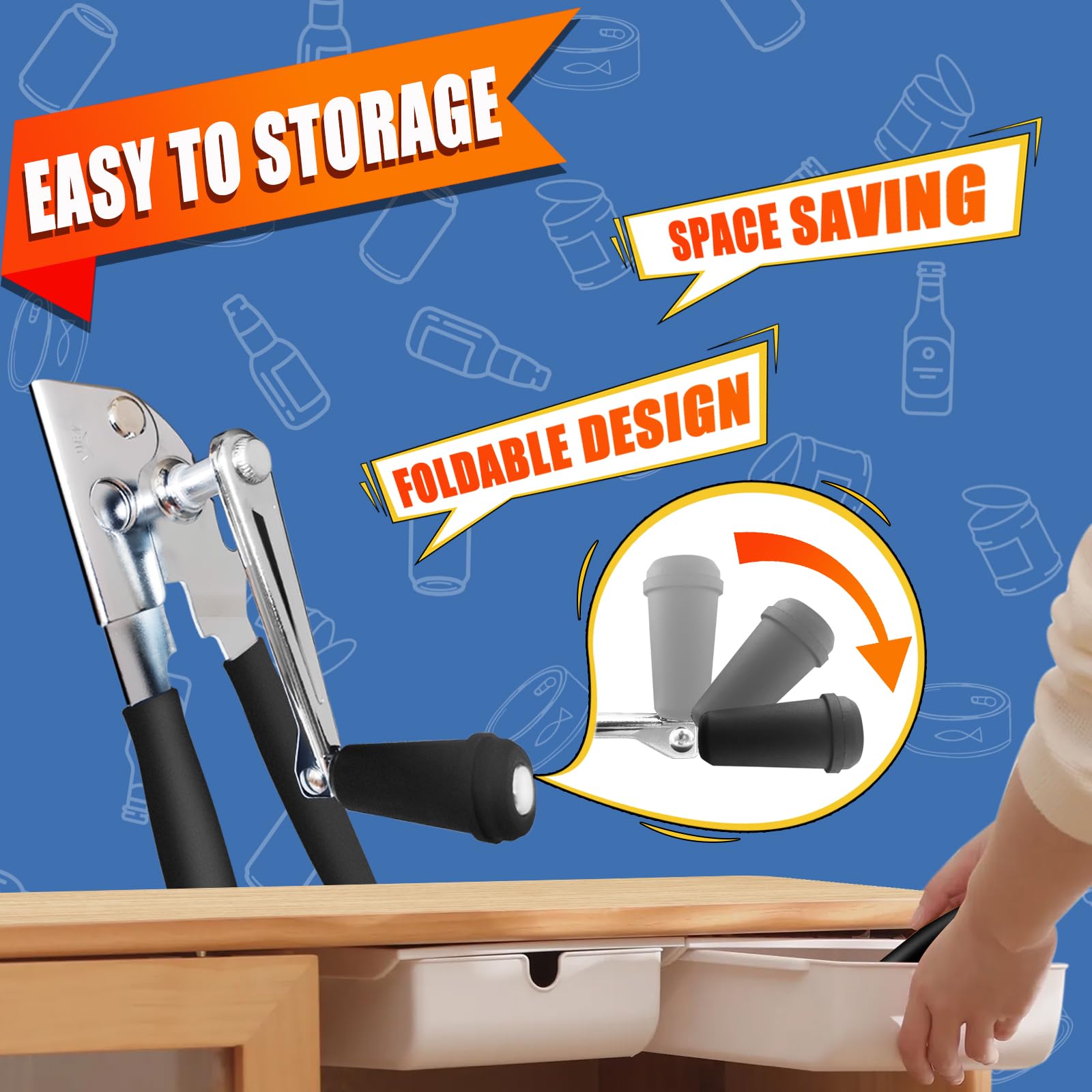 ICEKATI ergonomic rubber grips provide comfortable handling during use.