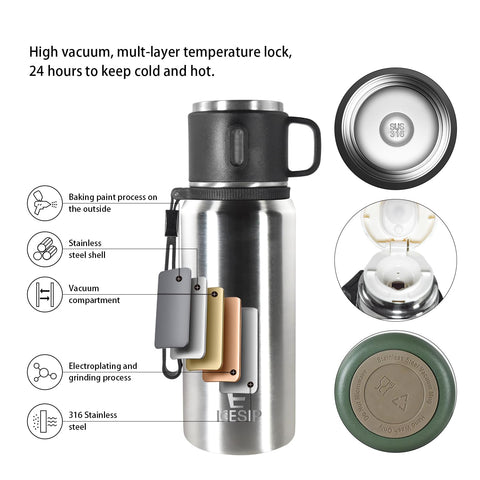 Icesip’s matte finish provides a secure, non-slip grip while handling hot drinks.