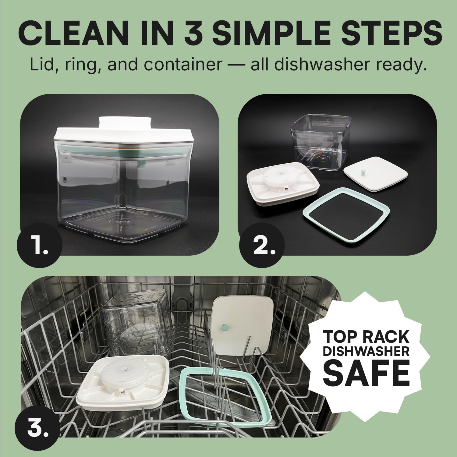 iChewie Bop Top removable silicone seal prevents residue buildup for easy cleaning.