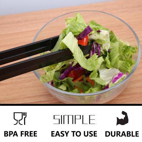 ICHROSAYA smooth handle disposable tongs offering comfortable grip