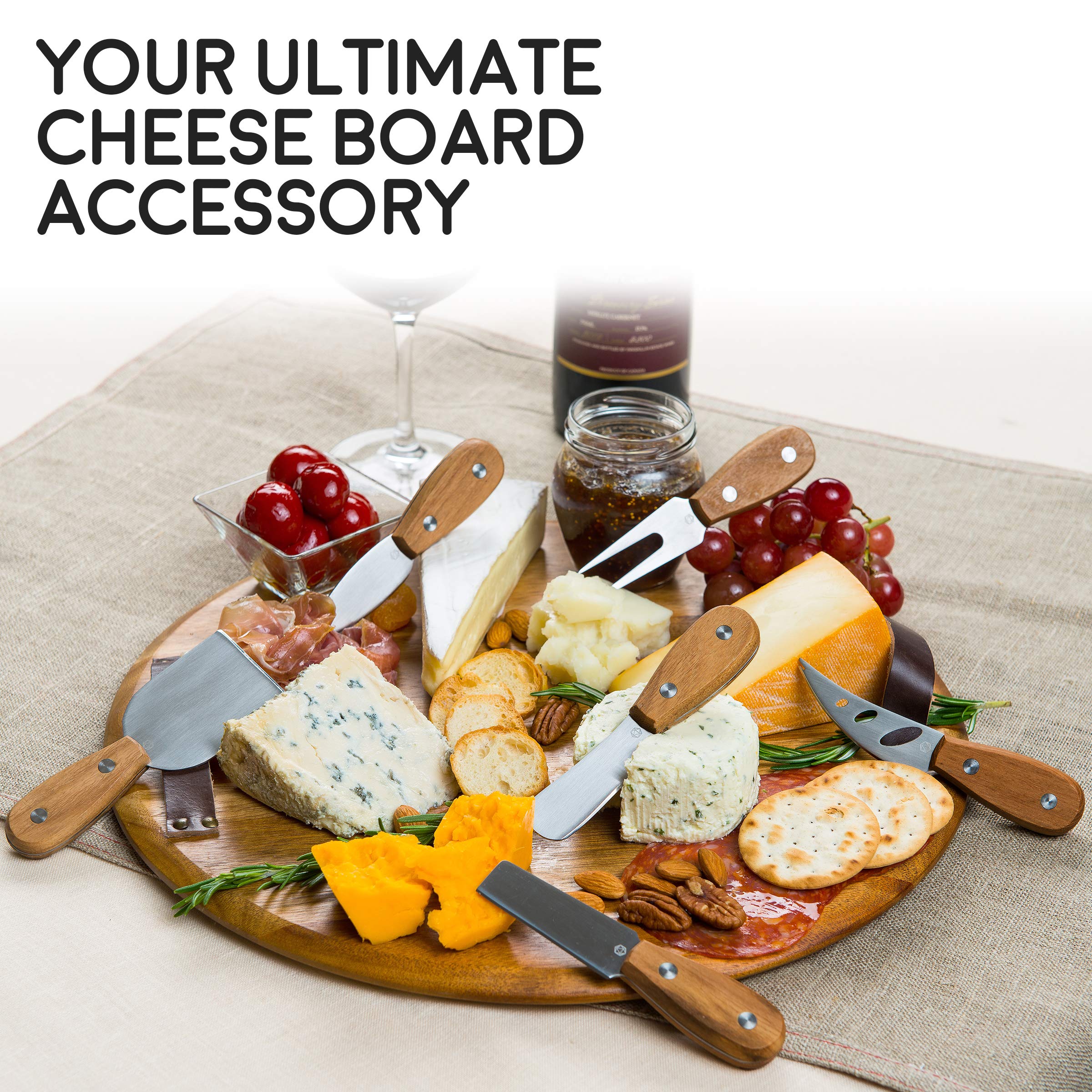 ICOSA Living Harvest charcuterie board accessories complement boards and meats.