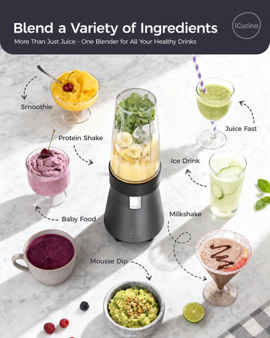 ICUCINA compact-personal-blender fits on small countertops