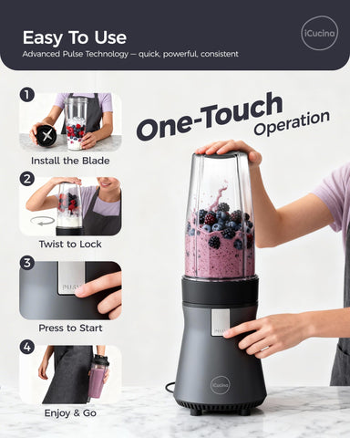 ICUCINA frozen-fruit-smoothies deliver consistent protein shakes