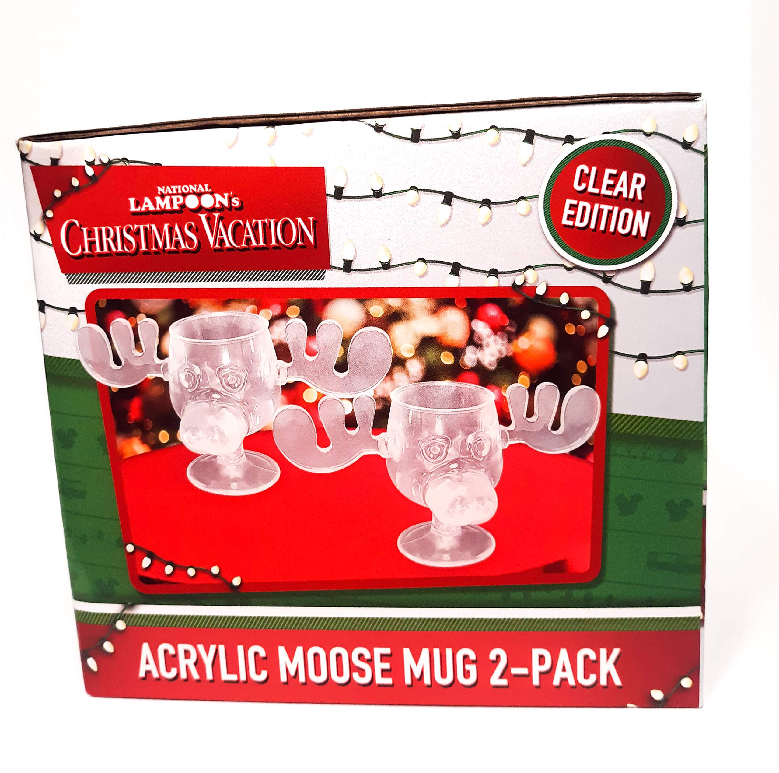 ICUP Christmas Vacation moose head cups white accent for holiday gifting.