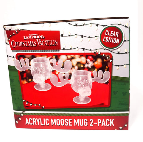 ICUP Christmas Vacation moose head cups white accent for holiday gifting.