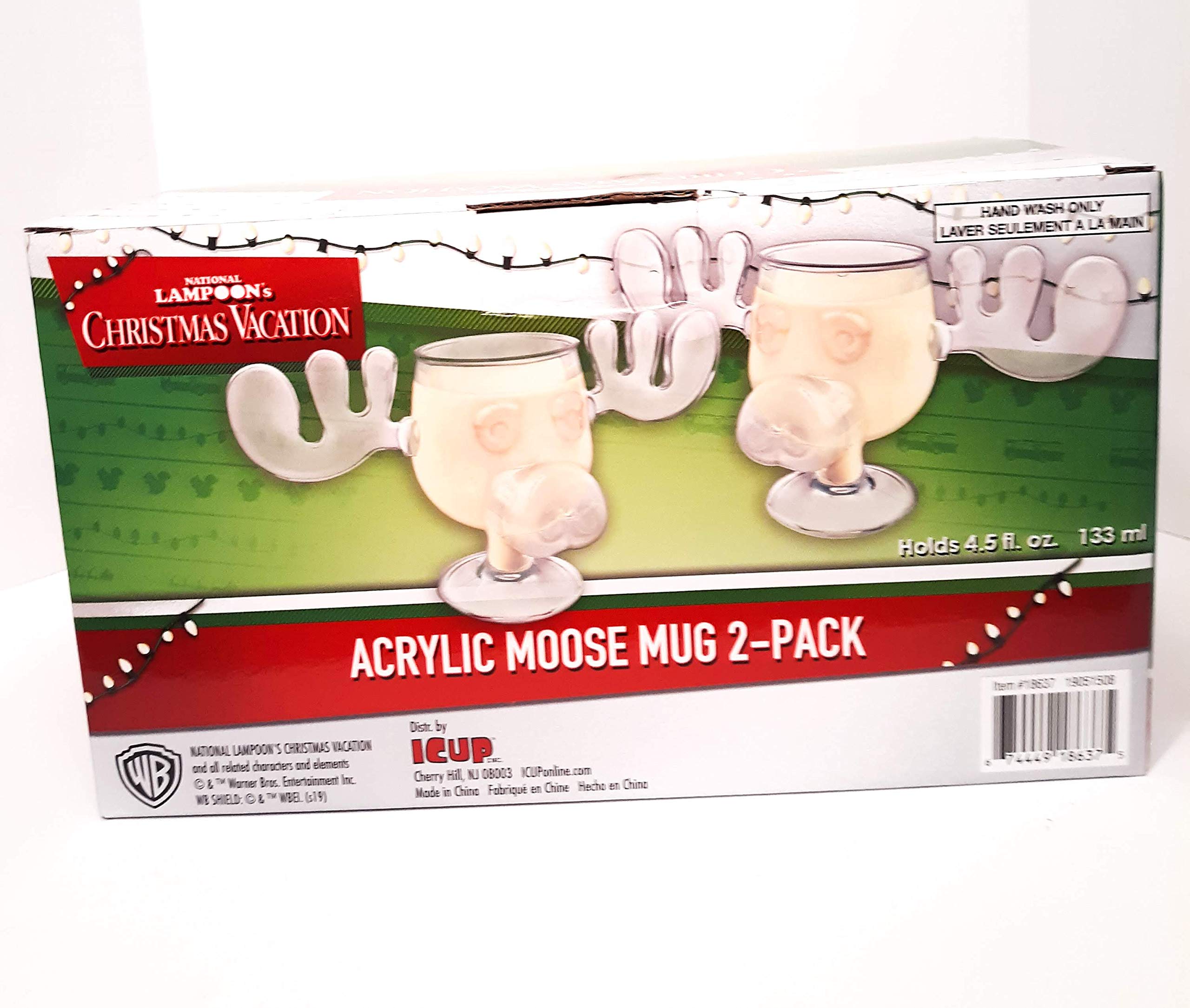 ICUP holiday party setup with moose head cups for fun sipping and laughs.