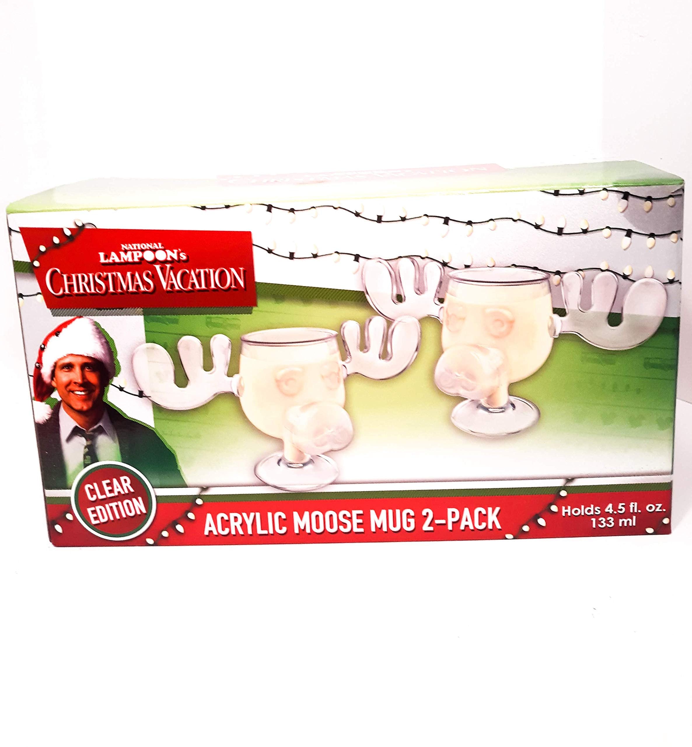 ICUP moose head acrylic cups close-up highlights sturdy, reusable partyware.