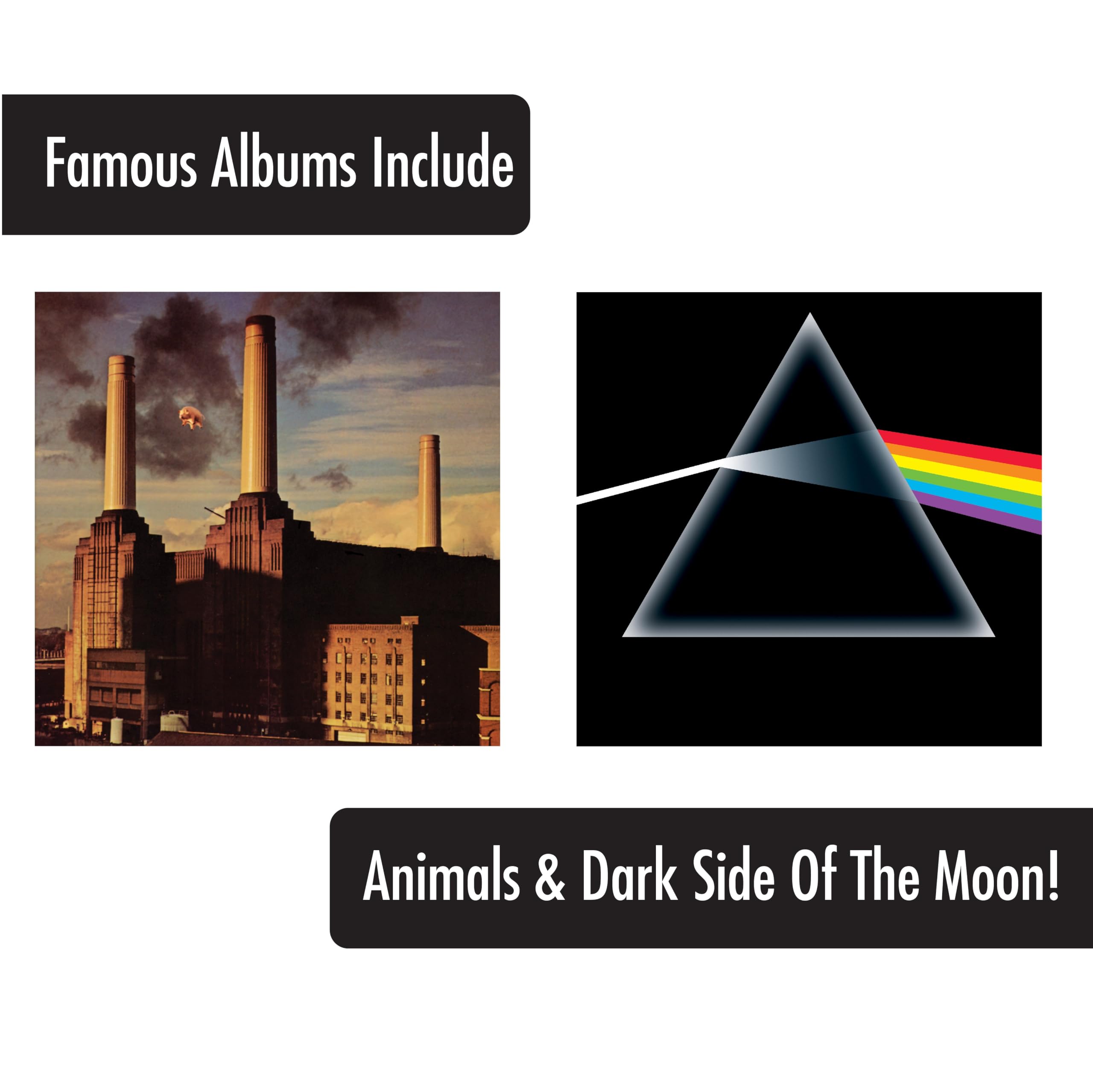 ICUP Pink Floyd Animals pint glass; bold artwork for parties and collector displays.