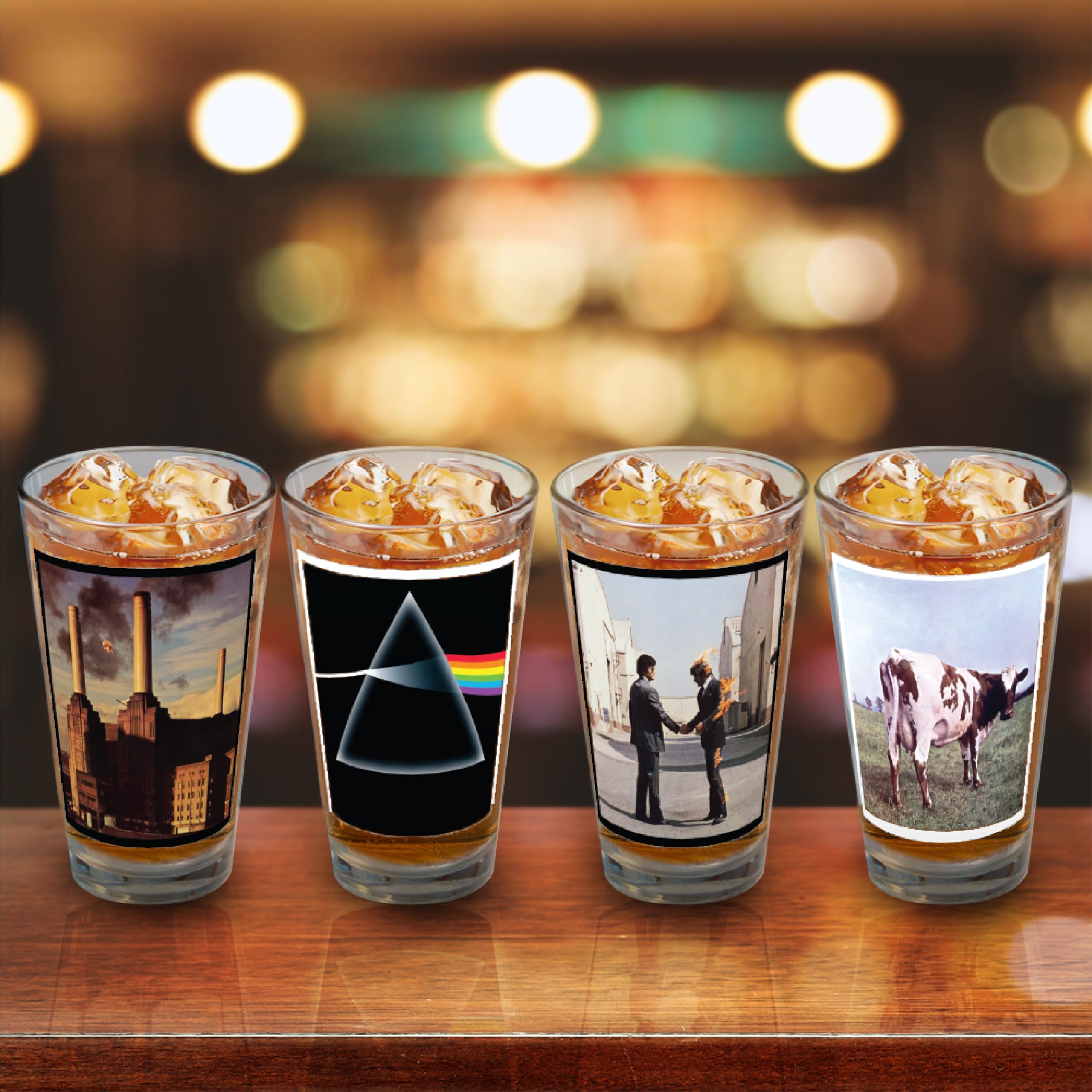 ICUP Pink Floyd Meddle pint glass; everyday use with collectible appeal.