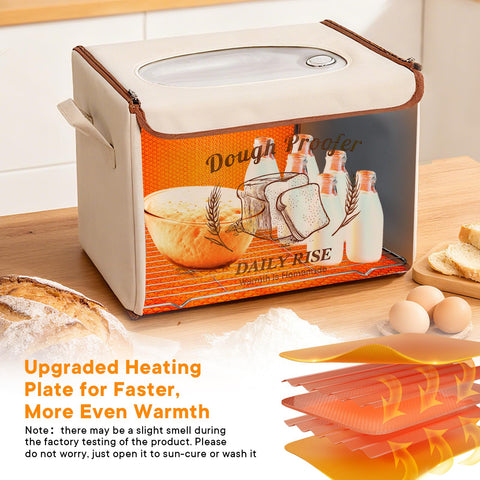 IDACYRIA bread-proofing-box open-lid window showing clear fermentation window