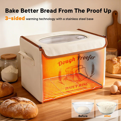 IDACYRIA folding-dough-proofer folded for storage in small kitchens