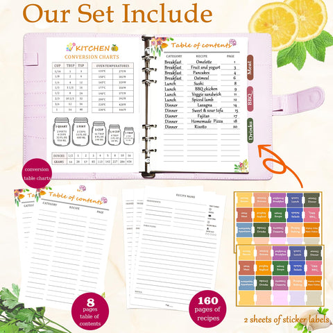 IdeaMarlle binder interior shows pockets and card slots for notes and tools.