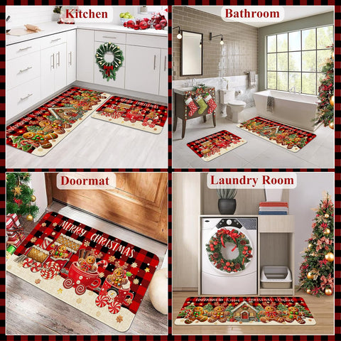 Ideasonna easy-clean washable design simplifies kitchen rug maintenance