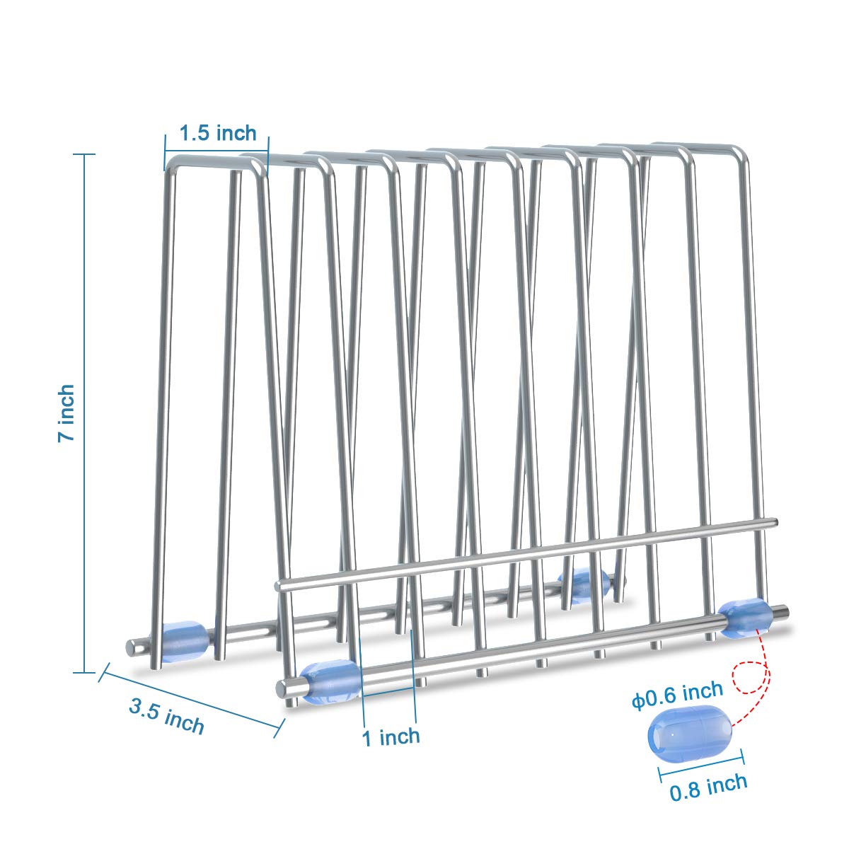 IDEATECH removable silicone beads stabilize the rack during use