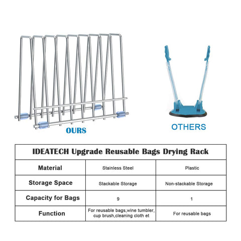 IDEATECH space-saving drying rack helps keep cabinets tidy