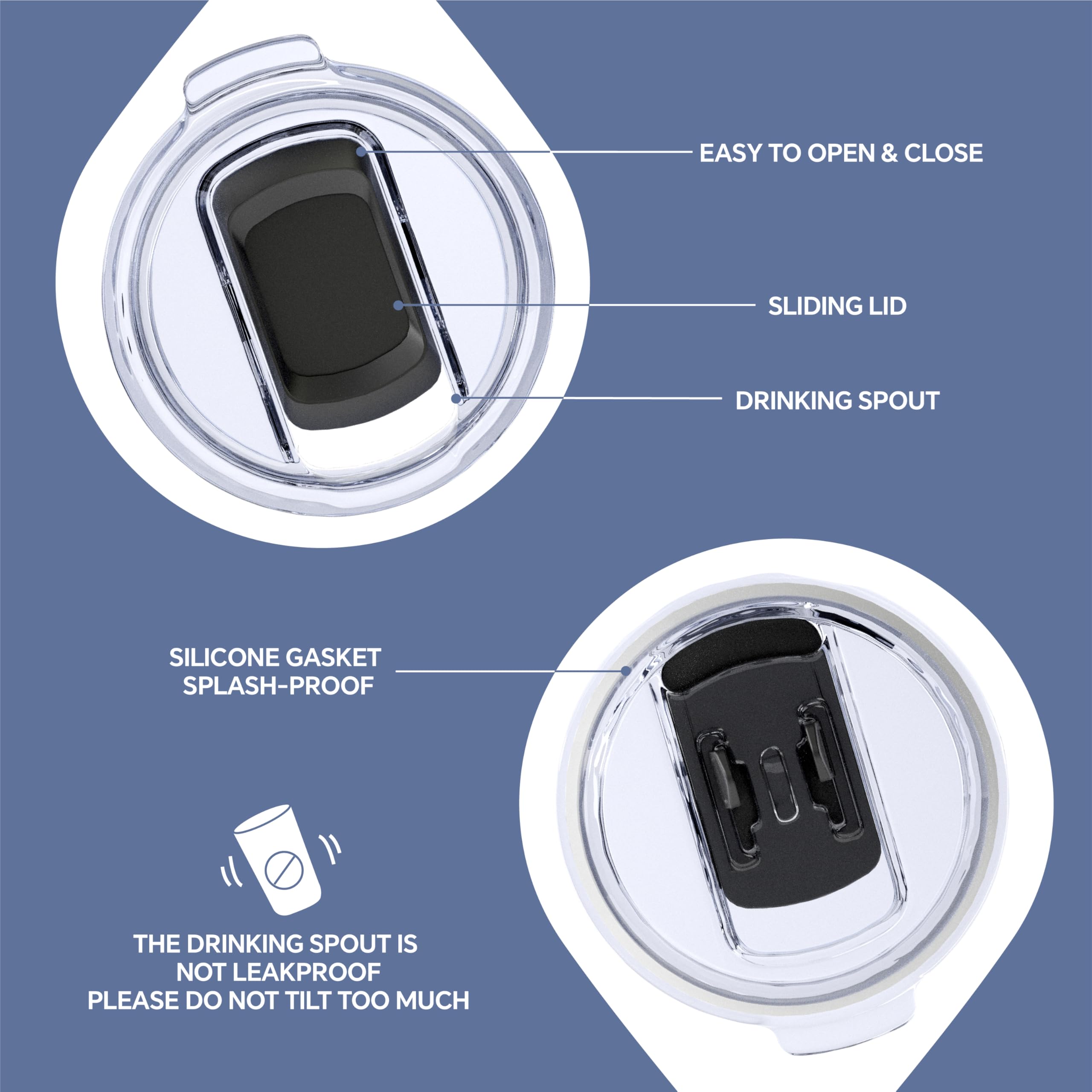 Interior is made of food-grade 304 stainless steel for rust-free use.