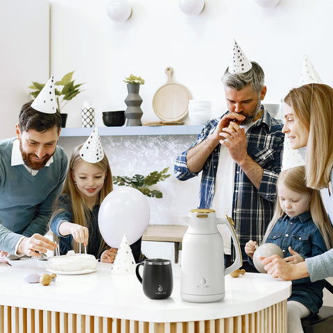 IDEUS white-gold finish enhances kitchen decor