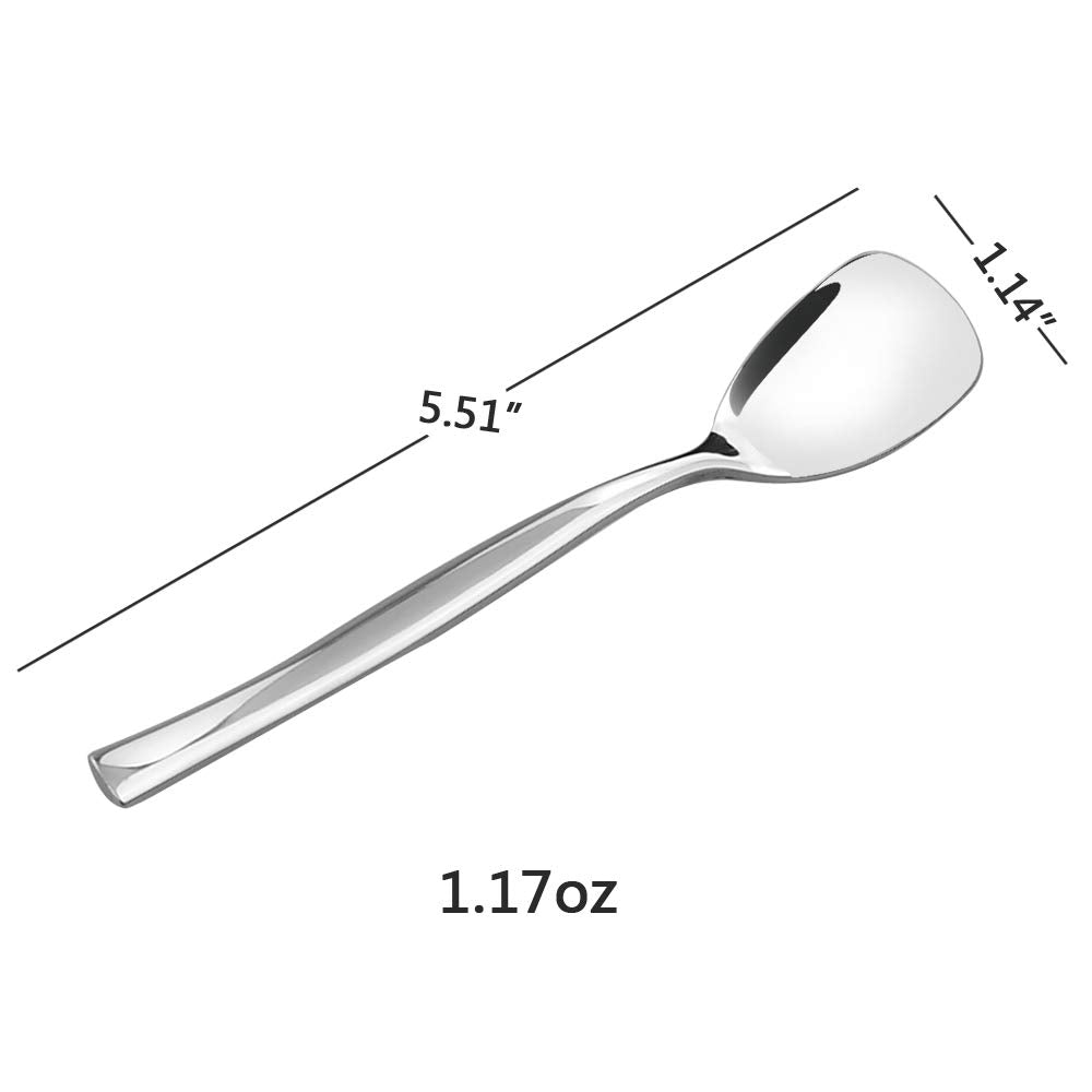 Idomy twelve-piece stainless steel spoon set for desserts and drinks