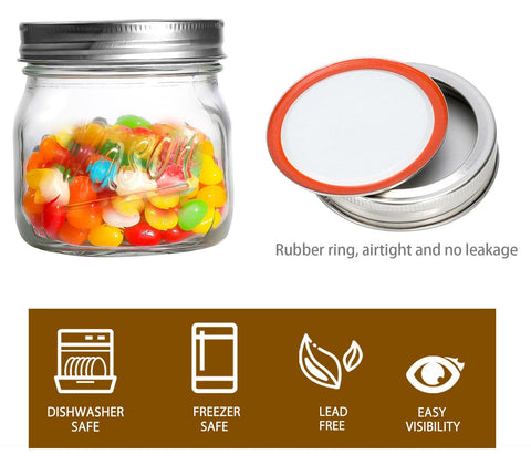 Ieavier crystal glass jars showcase colorful ingredients while staying durable.