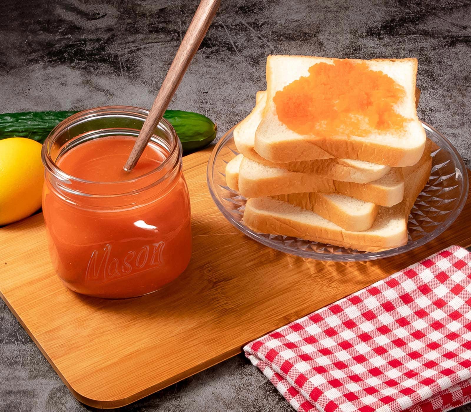 Ieavier jars are dishwasher safe for quick cleanup after jams.