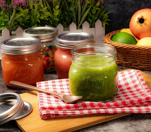 Ieavier gift-worthy jars for homemade gifts and decorative displays.
