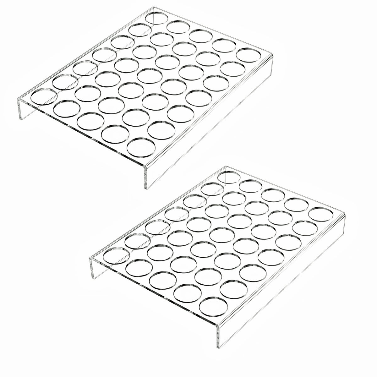 IEEK coffee pod organizer 35 slots top view for easy access.