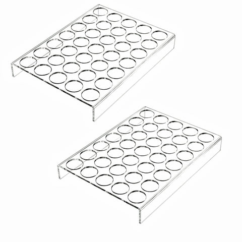 IEEK coffee pod organizer 35 slots top view for easy access.