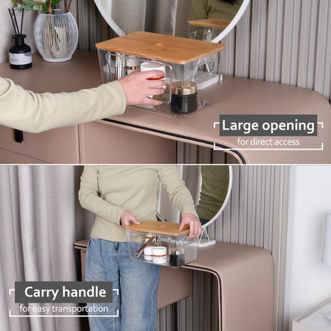 Under-sink iEGrow setup illustrating tidy, accessible organization.