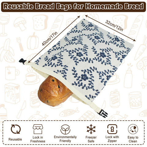 IELECMG beeswax-lined bag close-up protecting baked goods naturally.