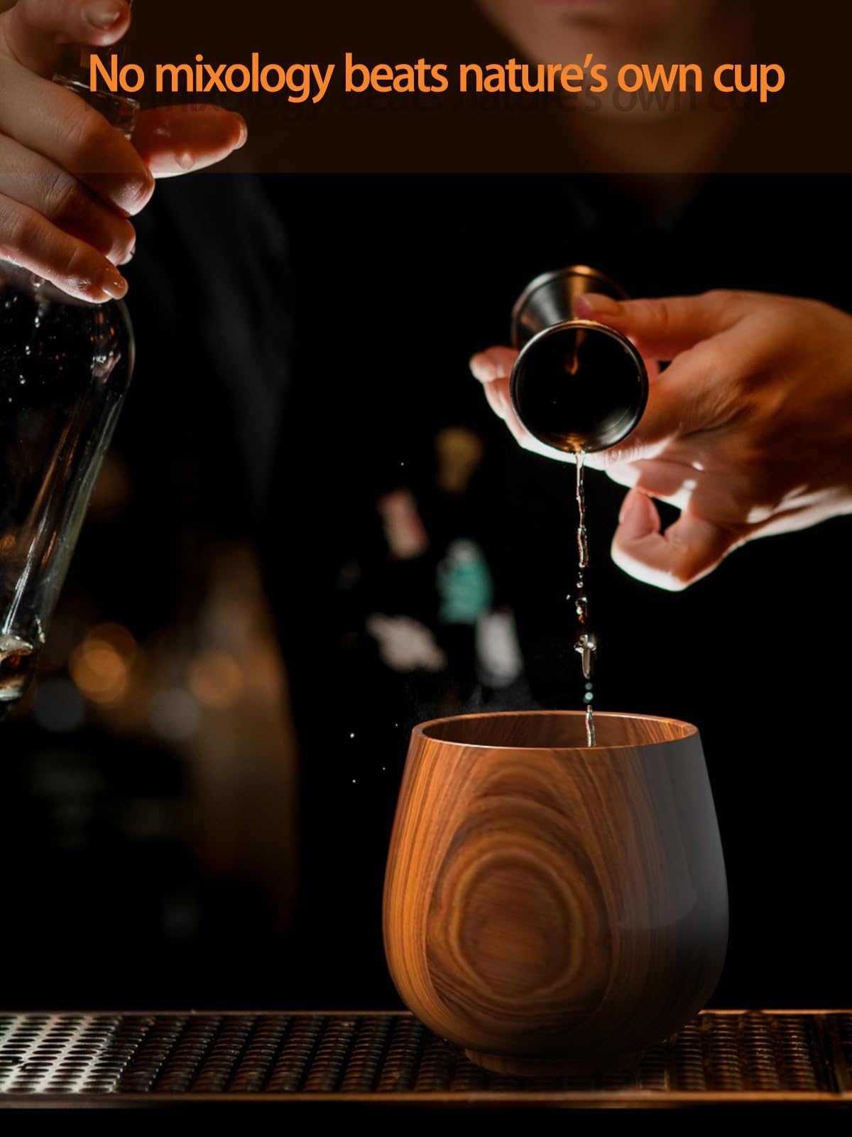 IENGEBH stainless steel whiskey stones 2-pack for chilling without dilution.