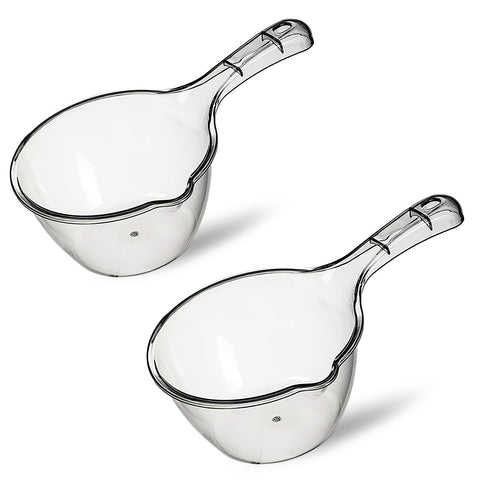 Iensen water ladle 1.5L green front view for versatile kitchen and garden tasks.