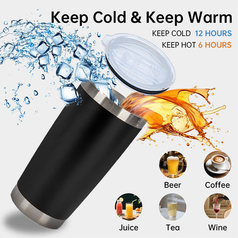 IEOVIEE double-wall insulation helps maintain beverage temperature.
